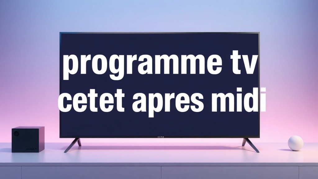 programme tv cet apres midi - ATLAS PRO MAX IPTV Blog